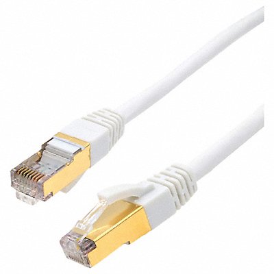 TRIPLETT CAT710WH Patch Cable Round RJ45 Booted 10 GBps
