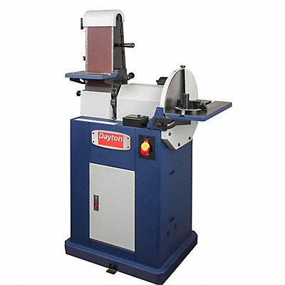 DAYTON 808TF9 Belt and Disc Sander 6 W 48 L 2 hp