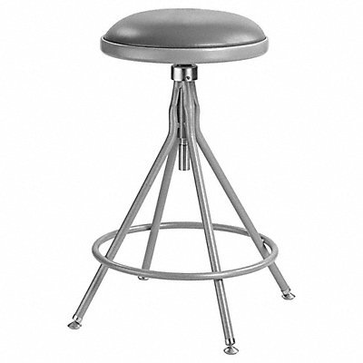 NATIONAL PUBLIC SEATING 6524H Swivel Vinyl Stool 24-30 H Stationary