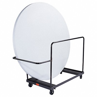 NATIONAL PUBLIC SEATING DY71R Round Folding Table Dolly 71 660 lb cap