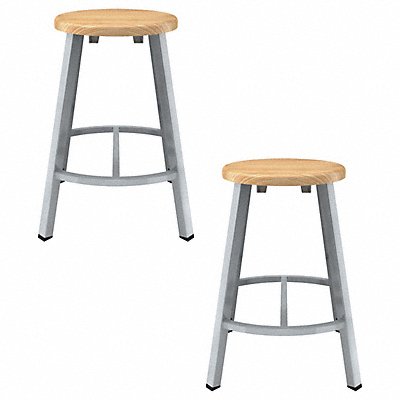 NATIONAL PUBLIC SEATING TTSG24BB Butcherblock Stool 24