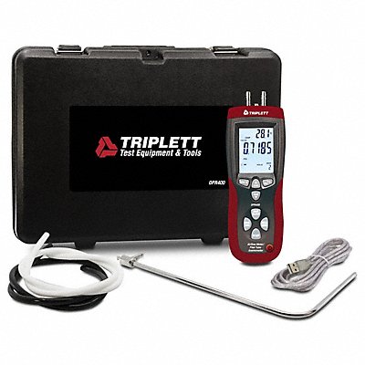 TRIPLETT DPR400 Airflow Meter 200 to 15 733 fpm