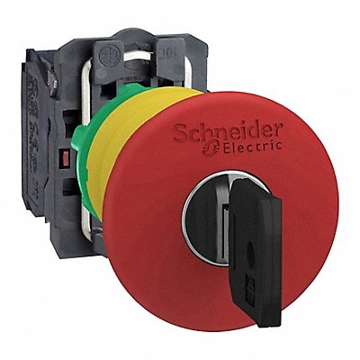 SCHNEIDER ELECTRIC XB5AS9445 Emergency Stop Push Button Non Illuminated Red 1NO/1NC