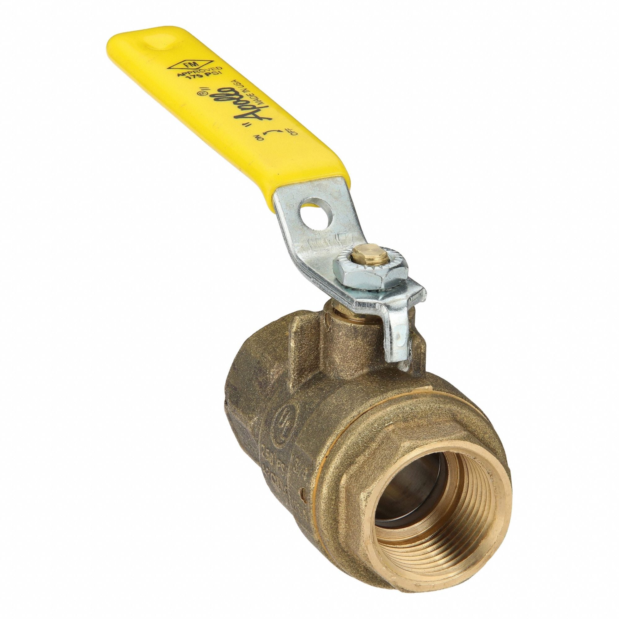 APOLLO 77F10401 Manual 2-Way Ball Valve NPT Brass