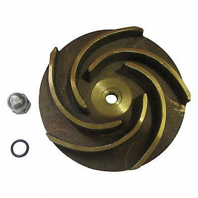 DAYTON 811D63 Impeller 4 9/16 Dia Semi-Open Bronze