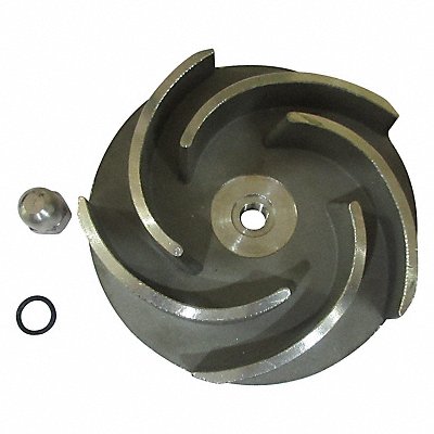 DAYTON 811D97 Impeller 4 5/8 Dia Semi-Open 316 SS