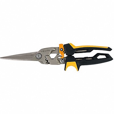FISKARS 7107001002 Aviation Snip Ergonomic Serrated 18 ga