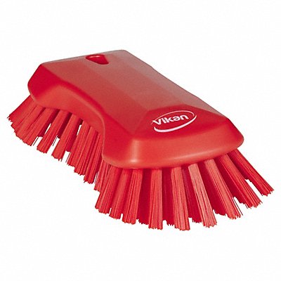 VIKAN 38944 Scrub Brush Red 9-1/8 Overall L