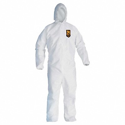 KLEENGUARD 43170 Breathable Hooded Coveralls Fabric M