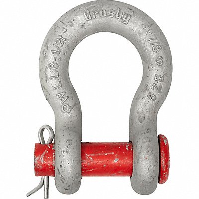 CROSBY 1018213 Anchor Shackle 24 000 lb Carbon Steel