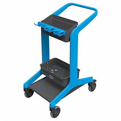 VIKAN 57003 Janitorial Cart Swivel Blue PPP 23.4 lb