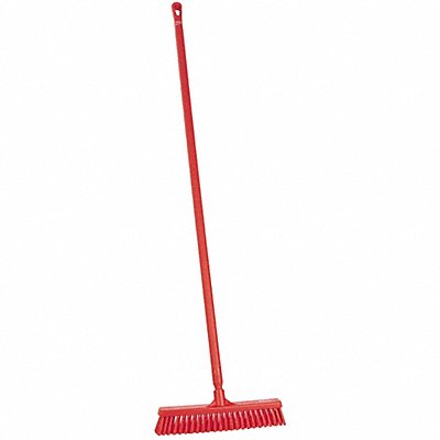 VIKAN 3174429624 Push Broom 59.1 in Red Bristle