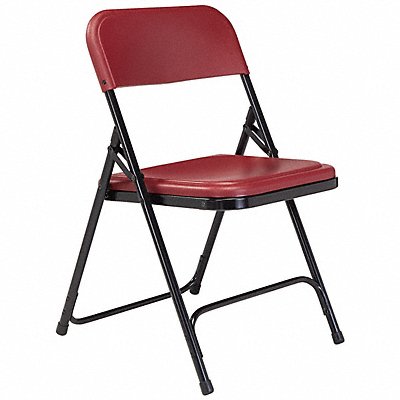 NATIONAL PUBLIC SEATING 818 Folding Chair Plastic 29-1/2in H PK4