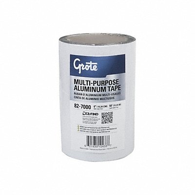 GROTE 827000 Multi-Purpose Aluminum Tape 16 5/8 yd