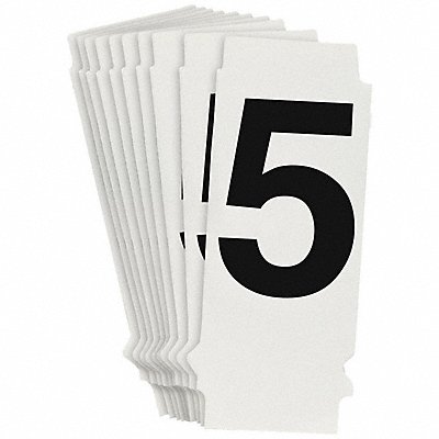 BRADY 8200P5 Numbers and Letters Labels PK 10