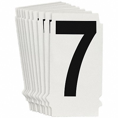 BRADY 8205P7 Numbers and Letters Labels PK 10