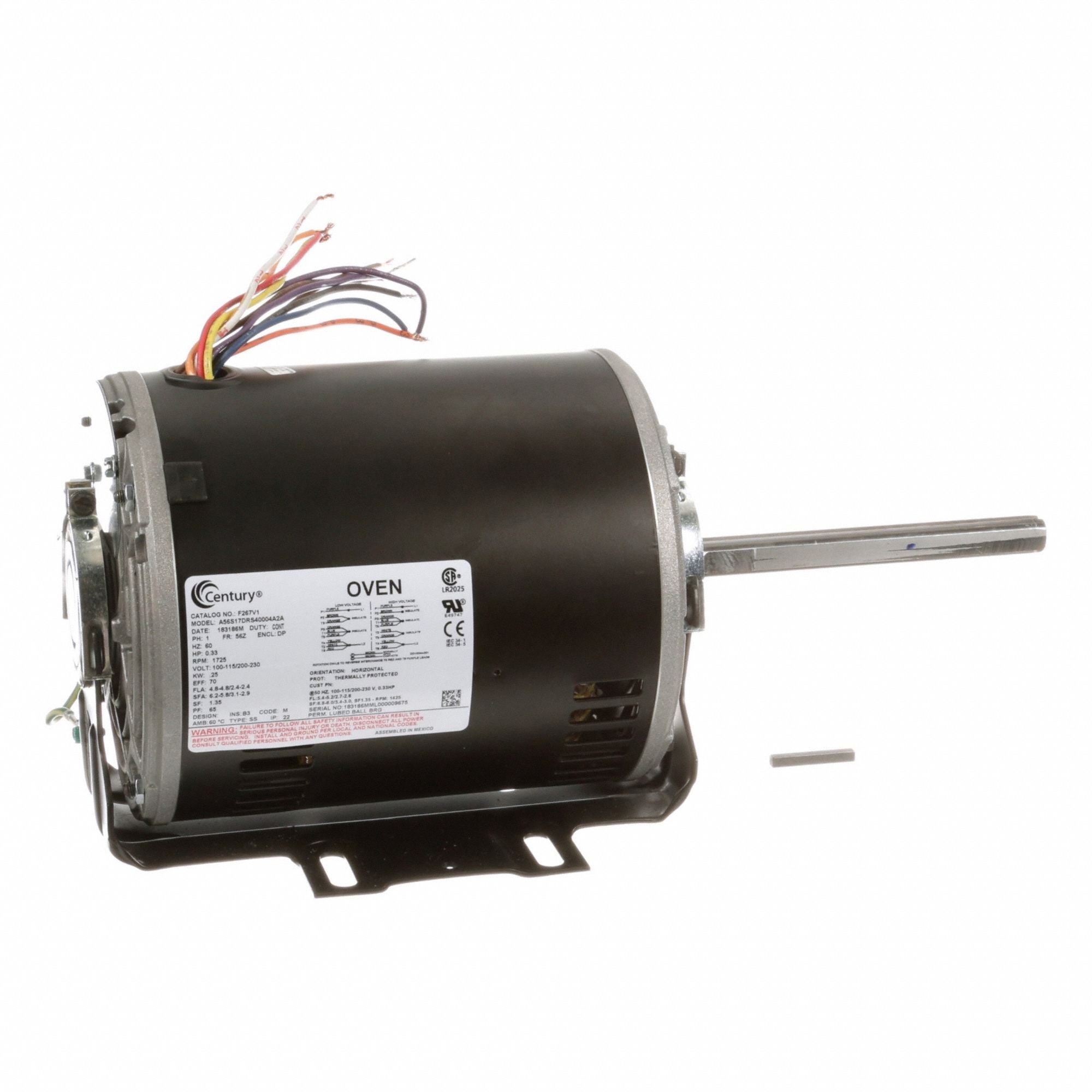 CENTURY F267V1 OEM Replacement Motor 1701/1800 RPM