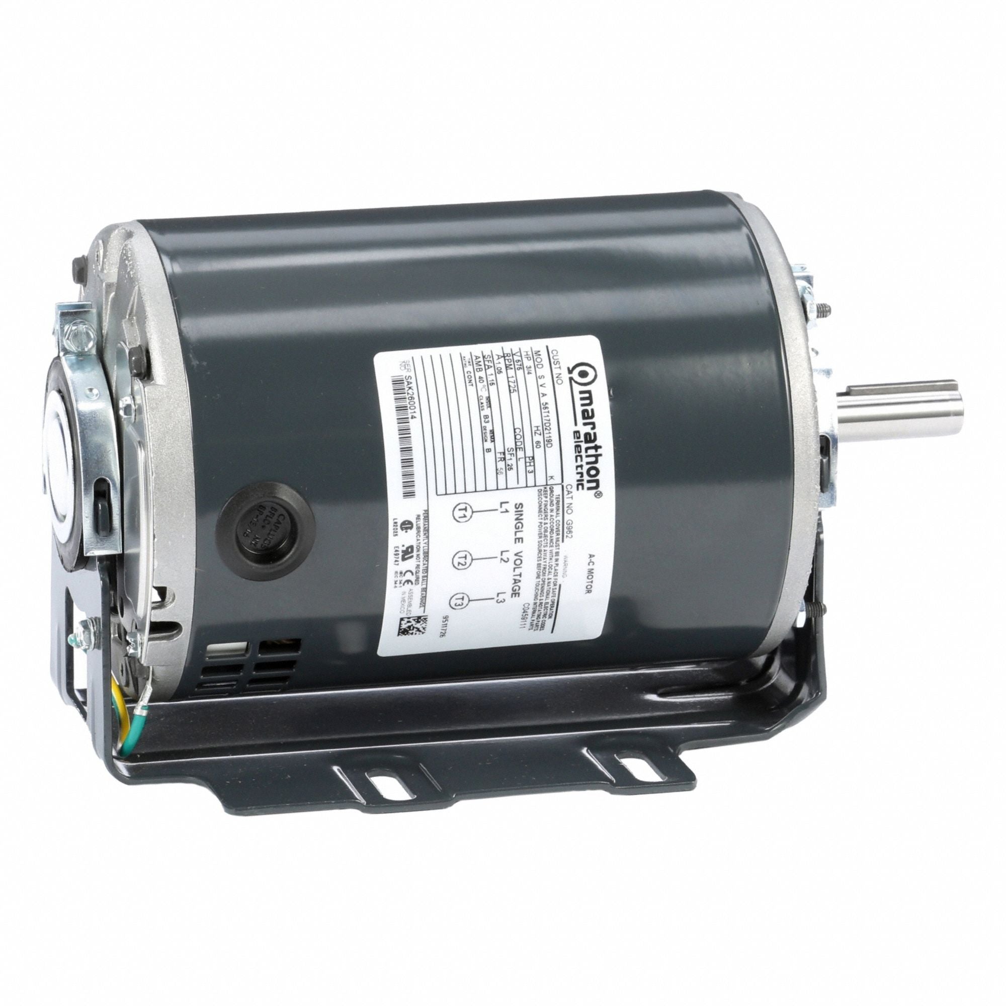 MARATHON MOTORS 056T17D2119 Direct Drive Blower Motor 575V