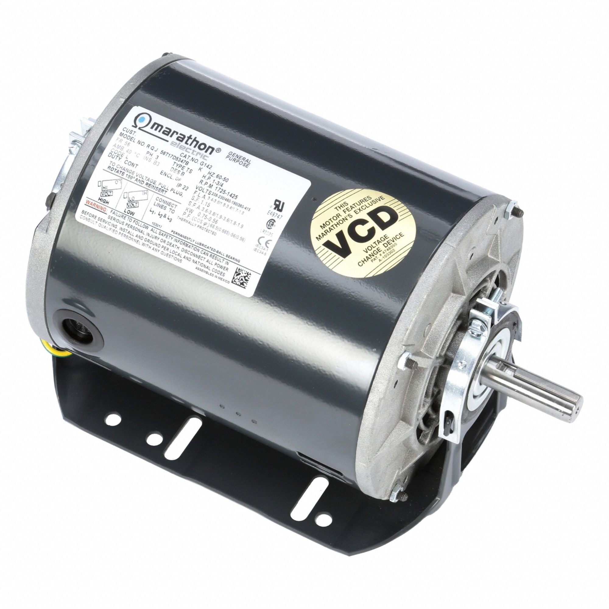 MARATHON MOTORS 056T17D5347 Direct Drive Blower Motor 60/50 Hz