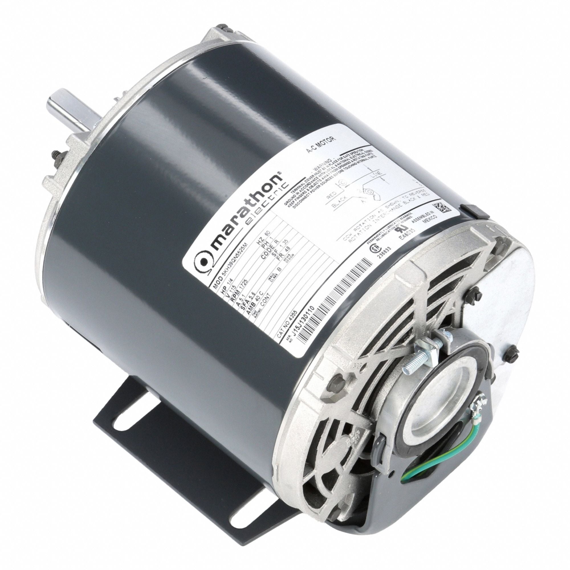 MARATHON MOTORS 5KH39QN5525 Direct Drive Blower Motor 115V