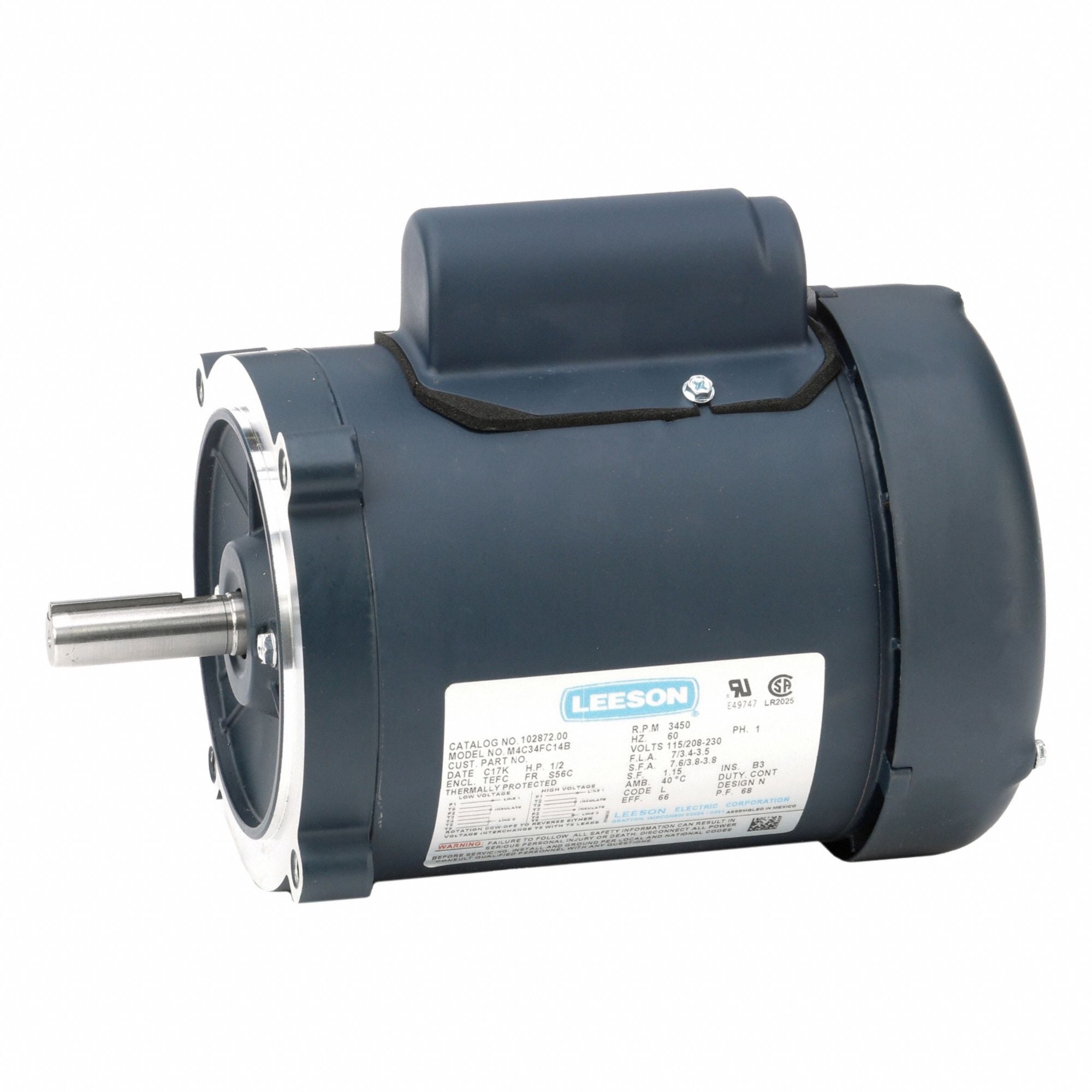 LESSON 10287200 General Purpose Motor 115/230V 19 lb