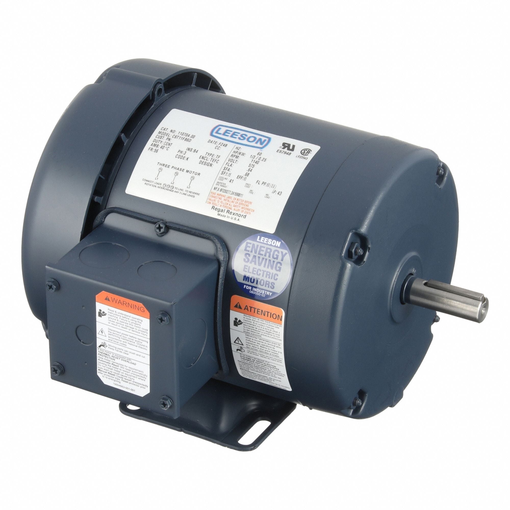 LESSON 11070400 General Purpose Motor 575V 27 lb