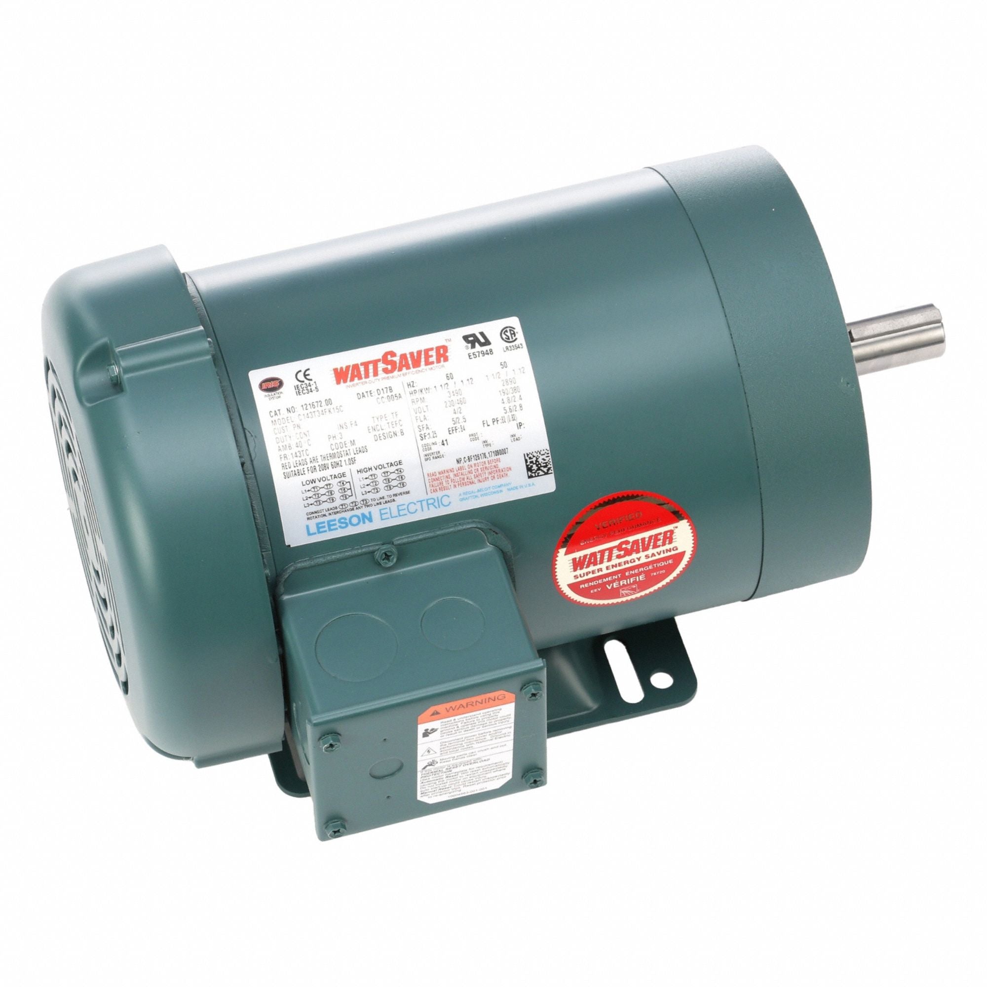 LESSON 12167200 General Purpose Motor 230/460V 33 lb