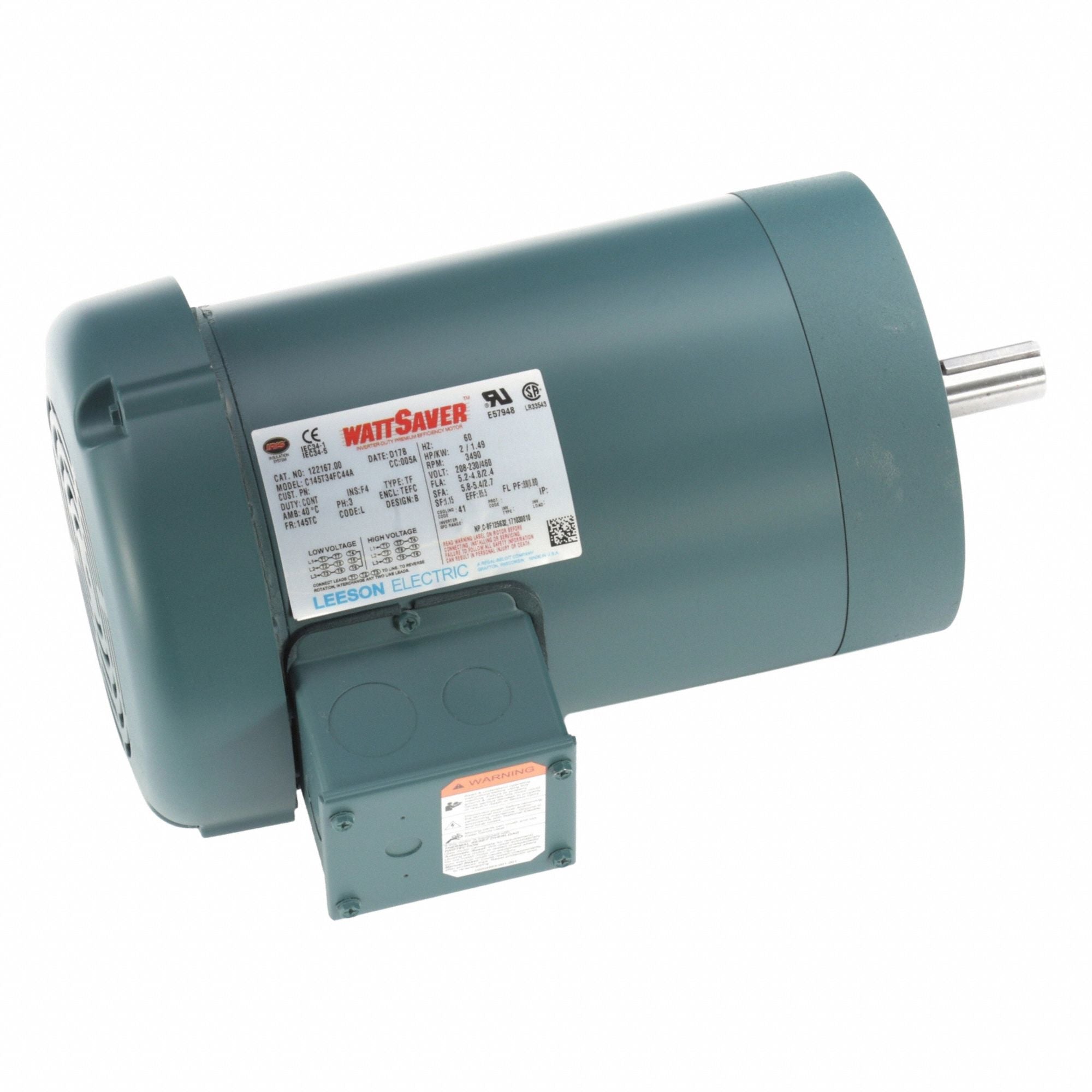 LESSON 12216700 General Purpose Motor 230/460V 41 lb