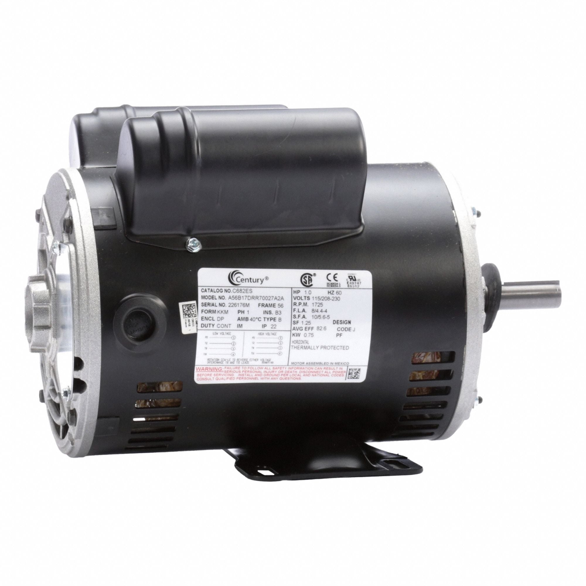 CENTURY C682ES General Purpose Motor 115/208-230V
