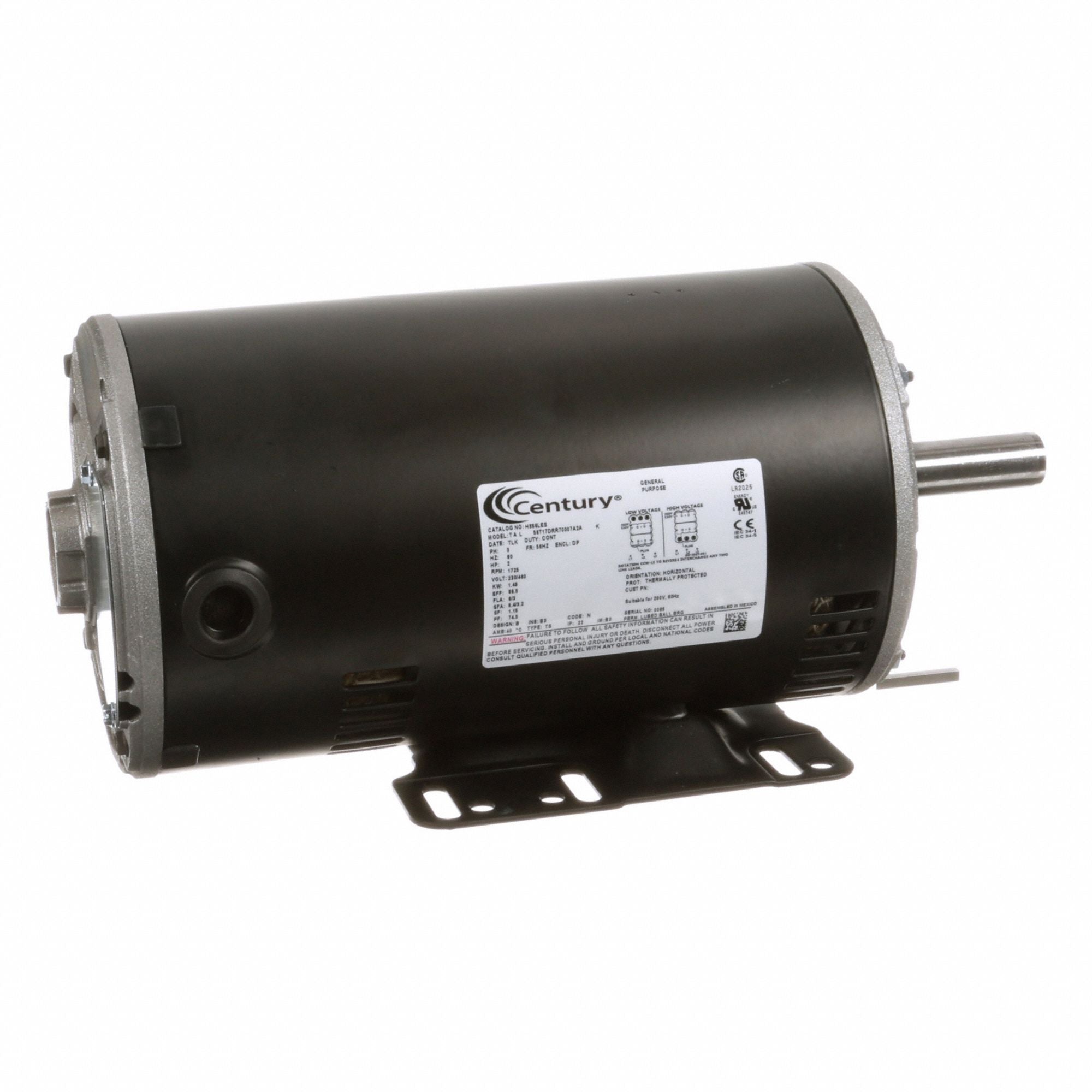 CENTURY H886LES General Purpose Motor 230/460V 60 lb