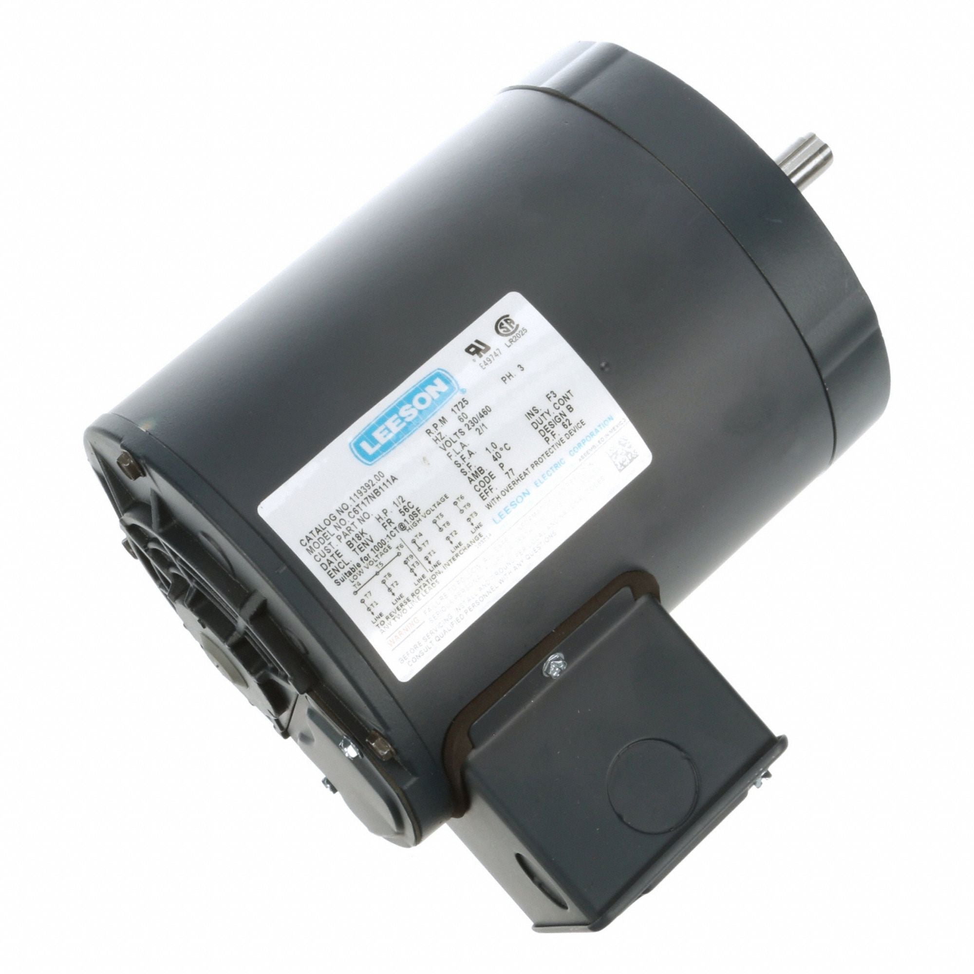 LESSON 11939200 General Purpose Motor 230/460V 21 lb