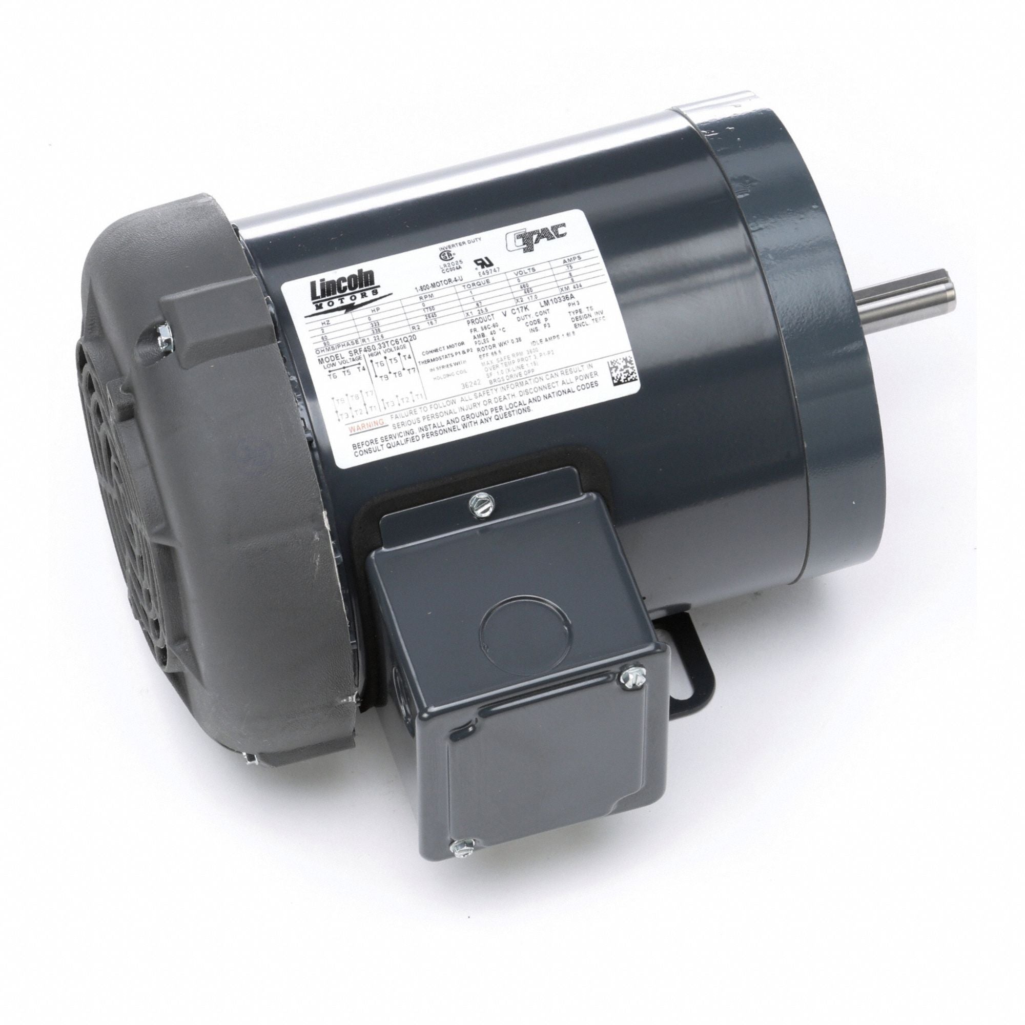 LESSON LM10336 Variable Speed Motor 11-5/16 L 60 Hz