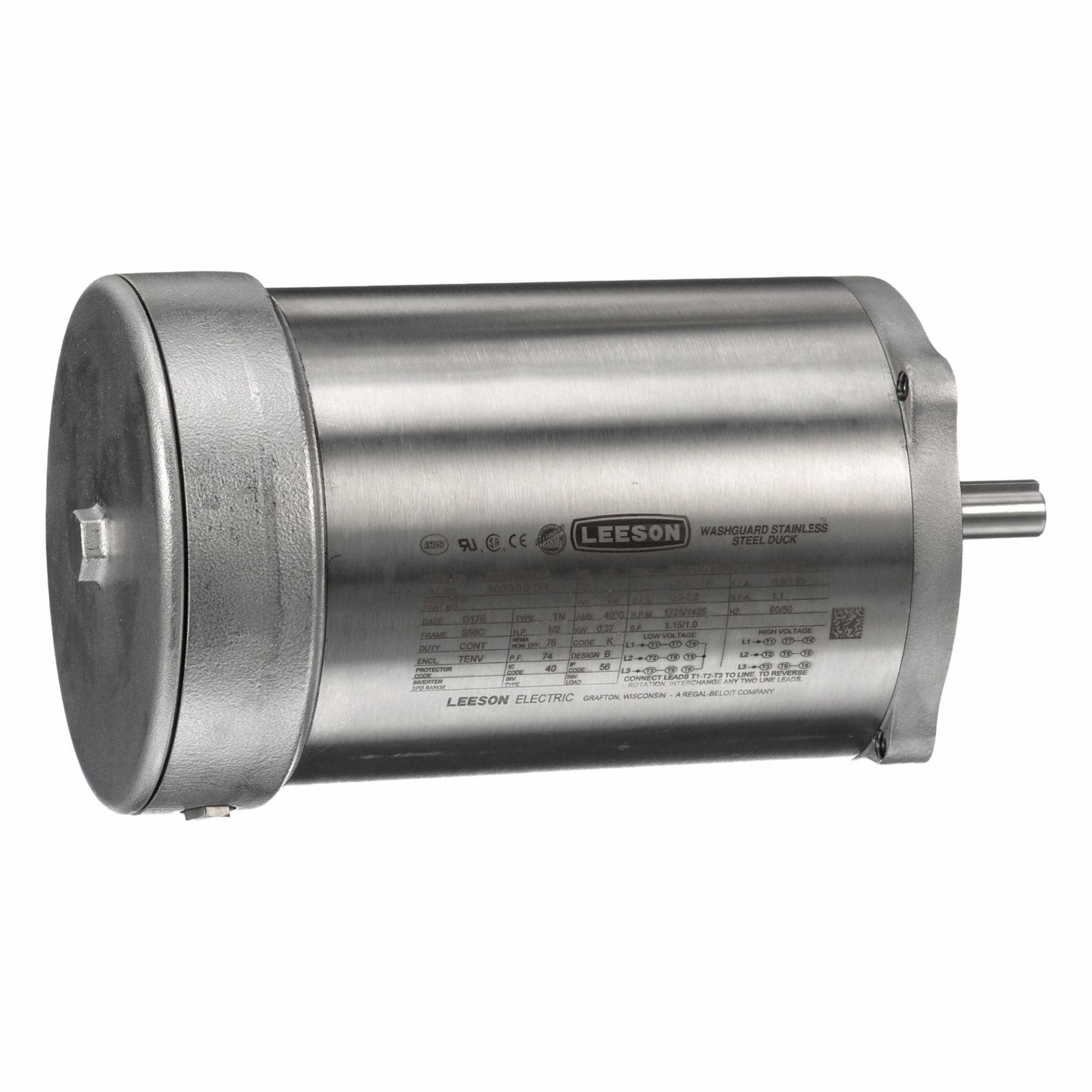 LESSON 10338900 Washdown Motor 230/460V AC 11 1/2 L