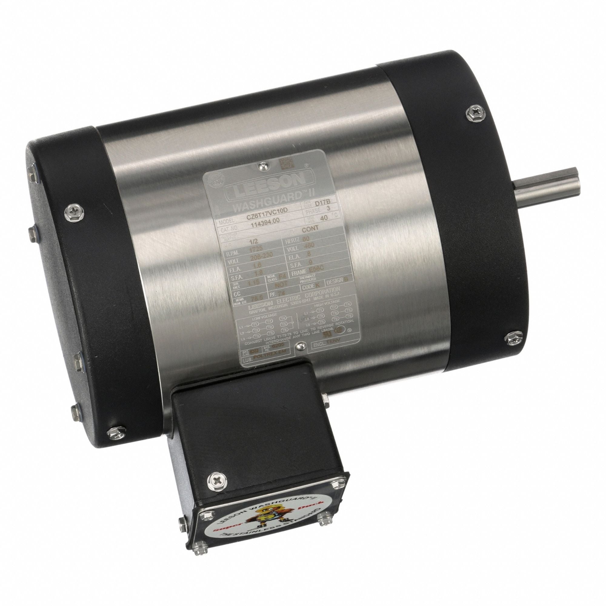 LESSON 11439400 Washdown Motor 230/460V AC 11 1/16 L