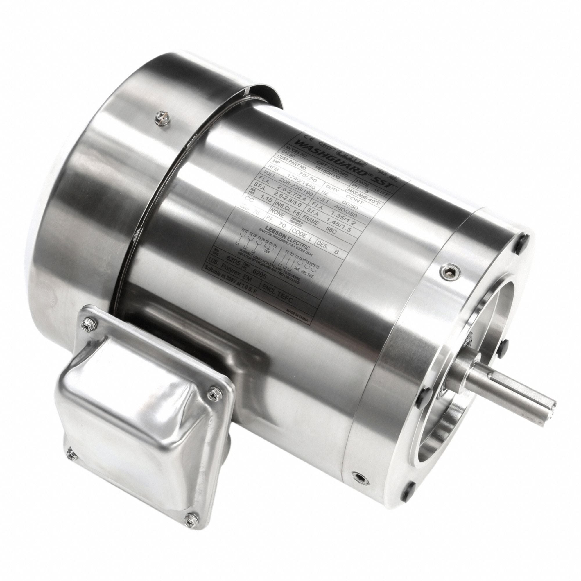 LESSON 19150800 Washdown Motor 230/460V AC 11 3/16 L