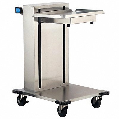 LAKESIDE 820 Rack Dispenser Cart 31 1/2 in L SS