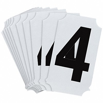 BRADY 8210P4 Numbers and Letters Labels PK 10