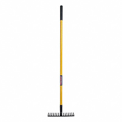 WESTWARD 822H59 Garden Level Head Rake Steel 61 in