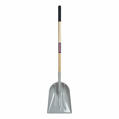 WESTWARD 822H60 Square Scoop Shovel 63 3/4 in L Gray