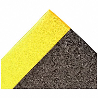 NOTRAX 825S0310BY E9661 StaticDissipativeMat Blk YllwBrdr 3x10ft