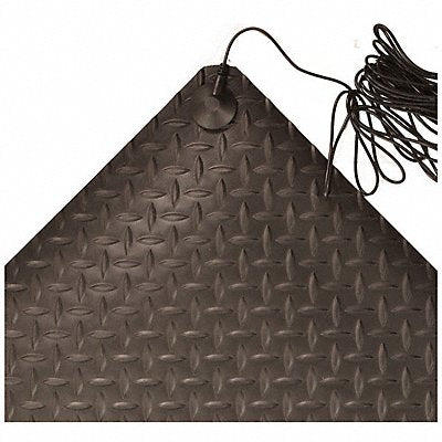NOTRAX 826S0023BLRS Static Dissipative Mat Black 2ft. x 3ft.