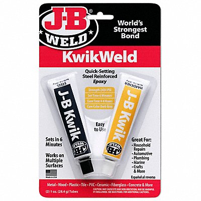 J-B WELD 8276 Epoxy Adhesive Tube 1 1 Mix Ratio