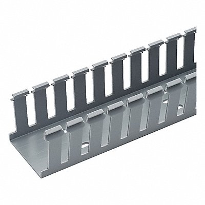 PANDUIT G1X4LG6A WIRE DUCT WIDE SLOT GRAY 1.26 W X 4 D