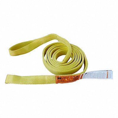 DAYTON 832ER2 Web Sling Yellow Flat Eye Nylon