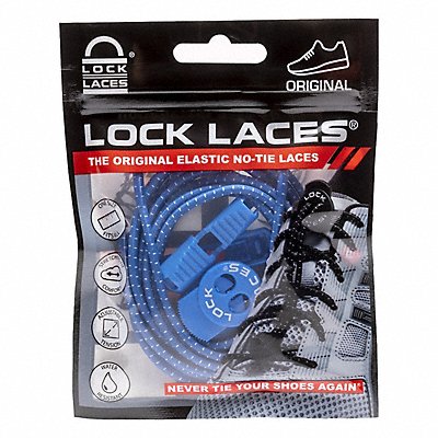 LOCK LACES ROY48 Safety Shoe Laces Blue 48 L PR
