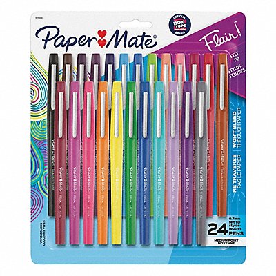 PAPER MATE 1978998 Pen Set Assorted Felt-Tip PK24