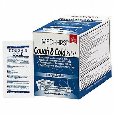 MEDIQUE 83580 Cough/Cold Reliever 80ct