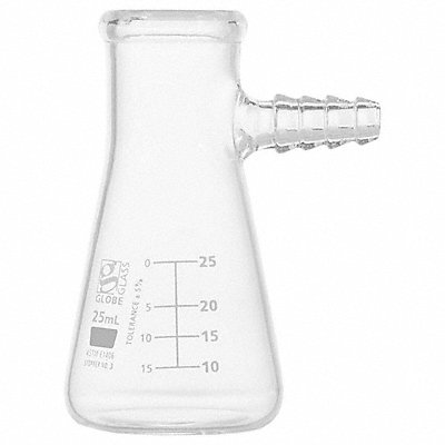 GLOBE SCIENTIFIC 8450025 Filtering Flask 25 mL 75 mm H PK6
