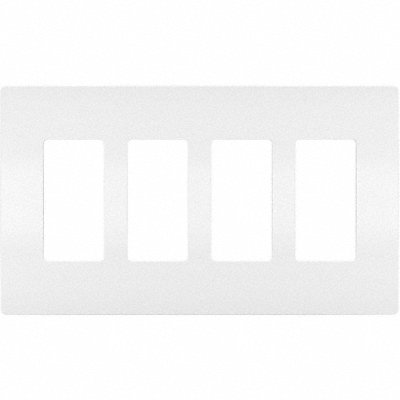 PASS SEYMOUR RWP264WAMCC6 Wall Plate White Polycarbonate