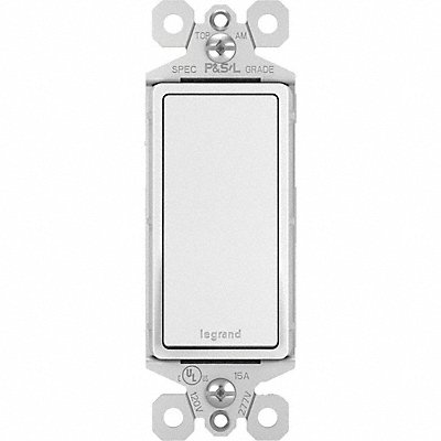 PASS SEYMOUR TM870WAMCC4 Wall Switch White 15 A